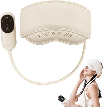 Electric Head Massager for Headaches, Eye Massager with Heat, Rechargeable Head and Eye Massage for Stress Relax, Fatigue, Ideal for Rest & Relaxation, Best Gift for Mom/Dad